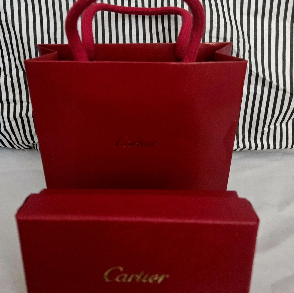 Cartier Black Leather  Luxury Key ring  chain Men Christmas Gift Full Inclusion - Picture 7 of 7